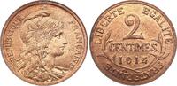 France  2 Centimes Liberty head - 1919 XF