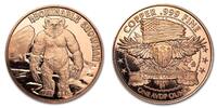 Etats Unis d'Amérique 1 once Abominable Snowman - 1 Ounce Copper -
