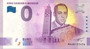 Souvenir 0 euro banknote - Hassan II Mosque - Morocco 2022 UNC
