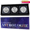 Set ASTROLOGY Libra - Scorpio - Sagittarius - including 3 bullions 1 ounce - Emonnaies Exclusive. UNC