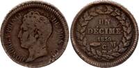 1 décime 1838 Monaco 1 Décime Honoré V - 1838 MC IV / S