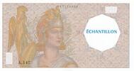 France 50 francs 50 Francs - Athena - Echantillon 1250 - Type 50 F Quentin de la Tour - 1976 -