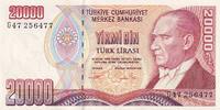 Turkey 20 000 lira 50 000 Lira 1995 - Mustafa Kemal Atatürk - Serial G - P.202 -