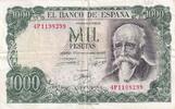 Spain 1000 pesetas 1000 Pesetas 1971 - José Echegaray - Madrid - Serial 4P -