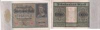Germany  10000 Mark - Portrait of man by Durer - 1922 - Serial K letter F VF