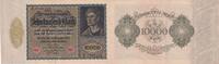 Germany  10000 Mark - Portrait of man by Durer - 1922 - Serial F XF