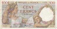 France 100 francs 100 Francs Sully - 08-06-1939 - Serial C.179 -