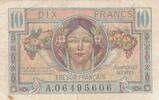 France  10 Francs French Treasury - 1947 - Serial A VF