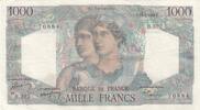 France 1000 francs 1000 Francs Minerva and Hercules - 11-03-1948 - Serial B.392 -