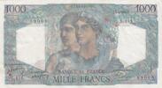 France 1948 1000 Francs Minerva and Hercules - 05-05-1948 - Serial E.414 VF