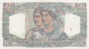 France 1000 francs 1000 Francs Minerva and Hercules - 01-09-1949 - Serial C.584 -