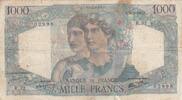 France 1000 francs 1000 Francs Minerva and Hercules - 31-05-1945 - Serial R.32 -