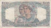 France 1000 francs 1000 Francs Minerva and Hercules - 03-10-1946 - Serial Z.341 -