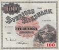 Sweden 100 kronor 100 Kronor - Svea - Gustav Vasa - 1960 - Serial S - P.48b -