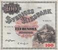 Sweden 100 kronor 100 Kronor - Svea - Gustav Vasa - 1961 - Serial W - P.48c -