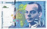France 50 francs 50 Francs - Saint-Exupéry - Sign Vigier - 1993 - Letter E - P.157 -
