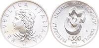 Italy 500 lires 500 Lires - EU Presidency - Silver - with certificat -