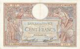France 1937 100 Francs Women with child - 02-12-1937 - Serial S.56044 - F.25.1 VF
