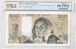 France 1988 500 Francs - Pascal - 03-03-1988 - Serial D.273 - PCGS 66 PPQ UNC