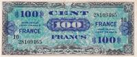 France  100 Francs Allied Military Currency - 1944 - Serial 10 UNC