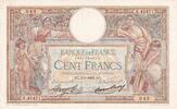 France 1934 100 Francs - Luc Olivier Merson - 04-01-1934 - Serial K.42471 VF