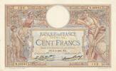 France 1931 100 Francs LOM - large cartridges - 02-04-1931 - Serial N.29942 XF