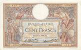 France 1931 100 Francs LOM - large cartridges - 24-12-1931 - Serial L.33508 VF+