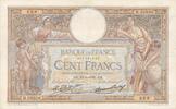 France 1932 100 Francs LOM - large cartridges - 15-09-1932 - Serial R.36936 VF