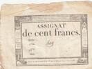 France  100 Francs - 18 Nivose An III - (07.01.1795) - Sign. Haze - Serial 4799 VF