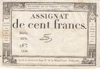 France 100 francs 100 Francs 18 Nivose Year III - 7.1.1795 - Sign. Fere - Serial 2379 -