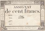 France  100 Francs - 18 Nivose An III - (07.01.1795) - Sign. Saxy - Serial 2006 VF