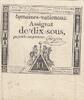 France 10 sous 10 Sous Women (04-01-1792) - Sign. Guyon - Serial 1065 -