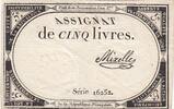 France 5 livres 5 Pounds - 10 Brumaire Year II (31.10.1793) - Sign. Michaux - Serial 19984 VF