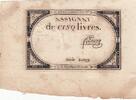 France 5 livres 5 Pounds - 10 Brumaire Year II (31.10.1793) - Sign. Bancey - Serial 22033 VF
