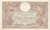 France 100 francs 100 Francs Luc Olivier Merson - 08-11-1934 - Serial B.46214 -