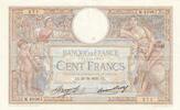 France 100 francs 100 Francs Luc Olivier Merson - 28-11-1935 - Serial M.49967 -