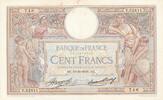 France 100 francs 100 Francs Luc Olivier Merson - 19-11-1936 - Serial V.52411 -