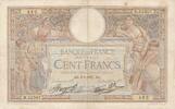 France 1937 100 Francs Luc Olivier Merson - 09-09-1937 - Serial D.55507 FF