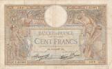 France 1937 100 Francs Luc Olivier Merson - 09-09-1937 - Serial E.55507 FF