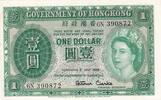 Hong Kong 1 dollar 1 Dollar - Elizabeth II - 1959 - Serial 6N -