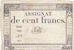 France 100 francs 100 francs - 18 Nivose An III - 1794 - Sign. Boitet - Serial 1883 -