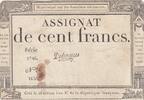 France 100 francs 100 francs - 18 Nivose An III - 1794 - Sign. Dehogues - Serial 1746 -
