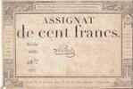 France 100 francs 100 francs - 18 Nivose An III - 1794 - Sign. Lehord - Serial 2836 -