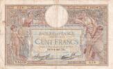 France 100 francs 100 Francs Luc Olivier Merson - 09-09-1937 - Serial Y.55536 -