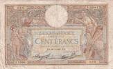 France 100 francs 100 Francs Luc Olivier Merson - 30-09-1937 - Serial Y.55681 -