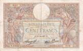 France 100 francs 100 Francs Luc Olivier Merson - 21-10-1937 - Serial R.55922 -