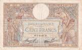 France 100 francs 100 Francs Luc Olivier Merson - 02-12-1937 - Serial O.56115 -