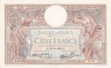 France 100 francs 100 Francs Luc Olivier Merson - 20-10-1938 - Serial B.61280 -