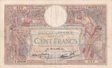 France 100 francs 100 Francs Luc Olivier Merson - 30-03-1939 - Serial V.65209 -