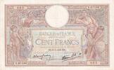 France 100 francs 100 Francs Luc Olivier Merson - 06-07-1939 - Serial V.67186 -